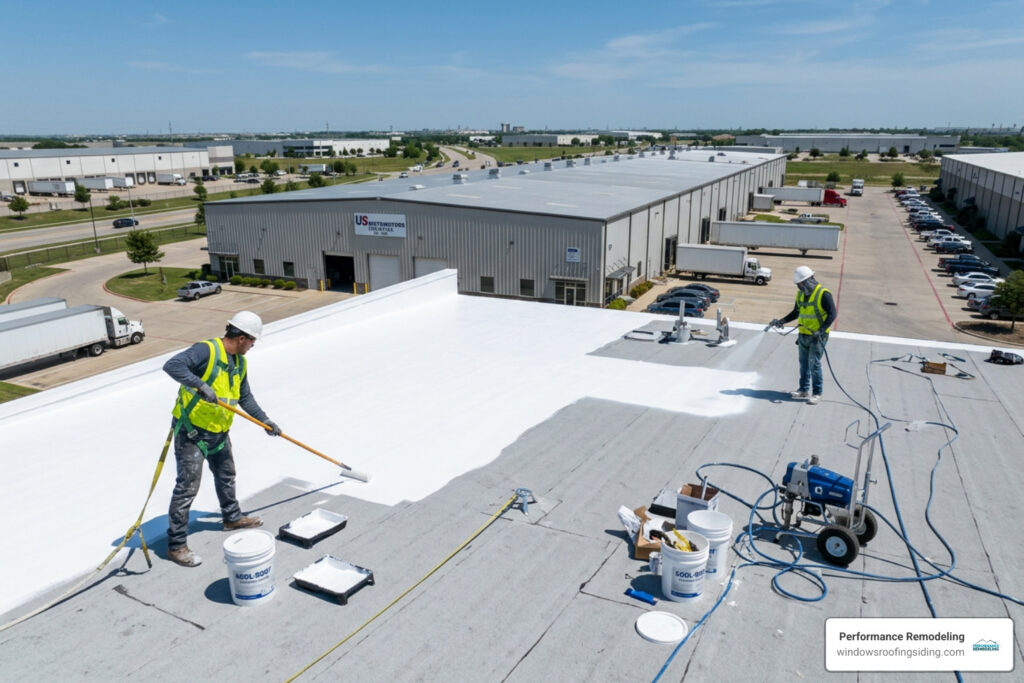 commercial roof coating